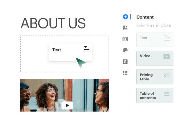 PandaDoc document editor showing a professional sales proposal being customized